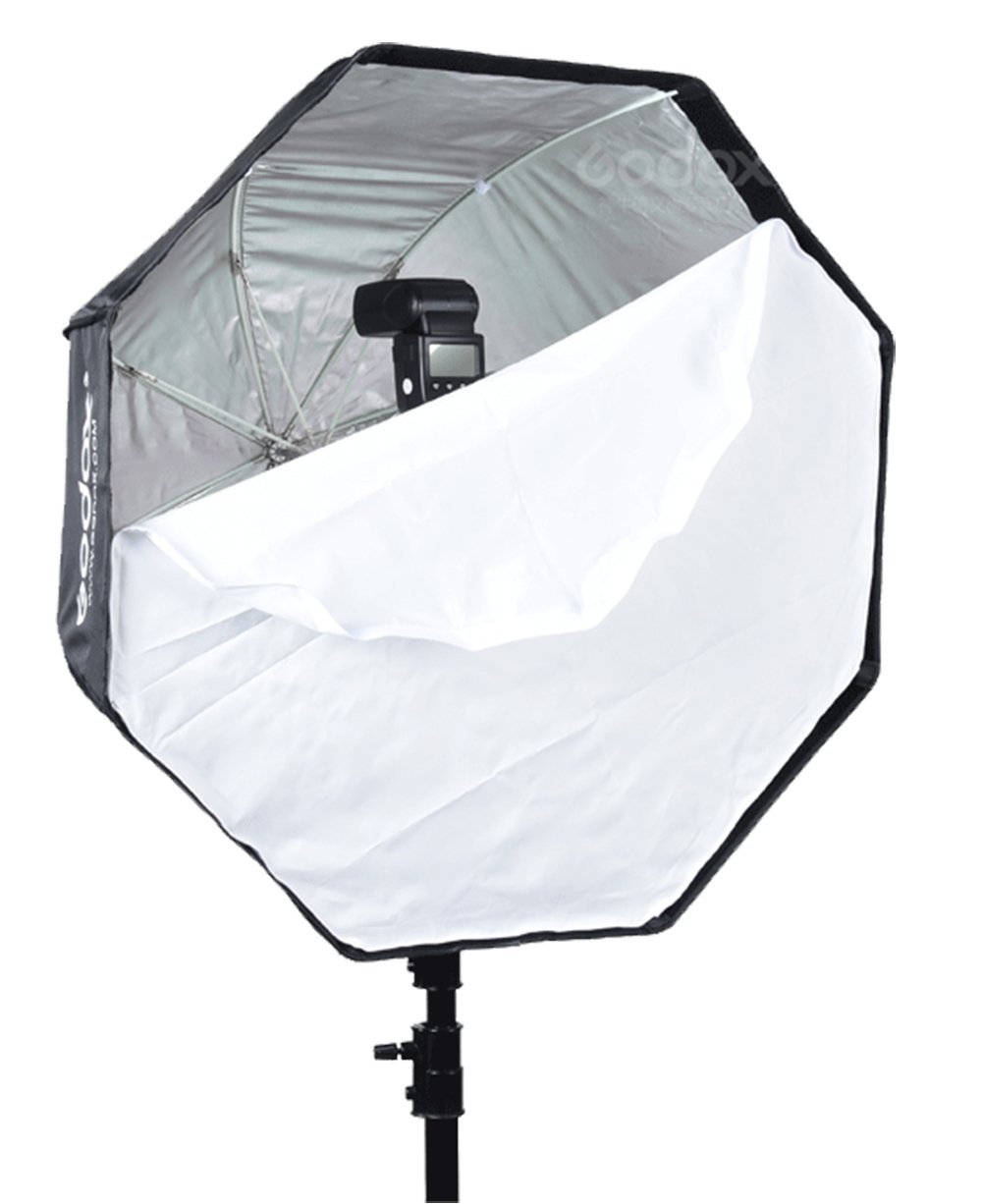 Godox Portable 120cm/47.2" Umbrella Octagon Softbox Reflector with Carrying Bag for Studio Photo Flash Speedlight