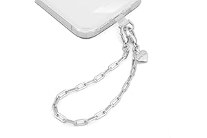 UKON Phone Chain Wrist Strap Metal Phone Lanyard Wristlet Strap with 2xTPU Tether Tab for Women Shopping Traveling Party