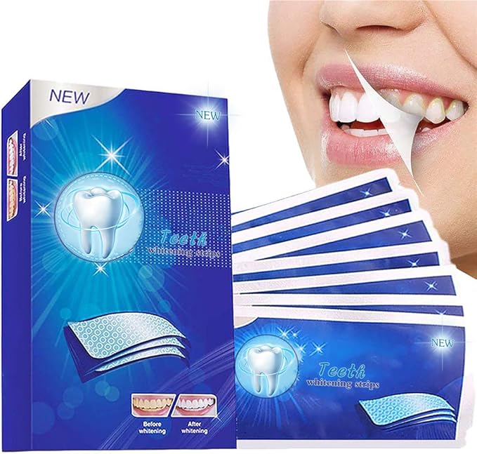Teeth Whitening Strips, Bleaching Strips,Professional Advanced Teeth WHITENING Strips Home Tooth