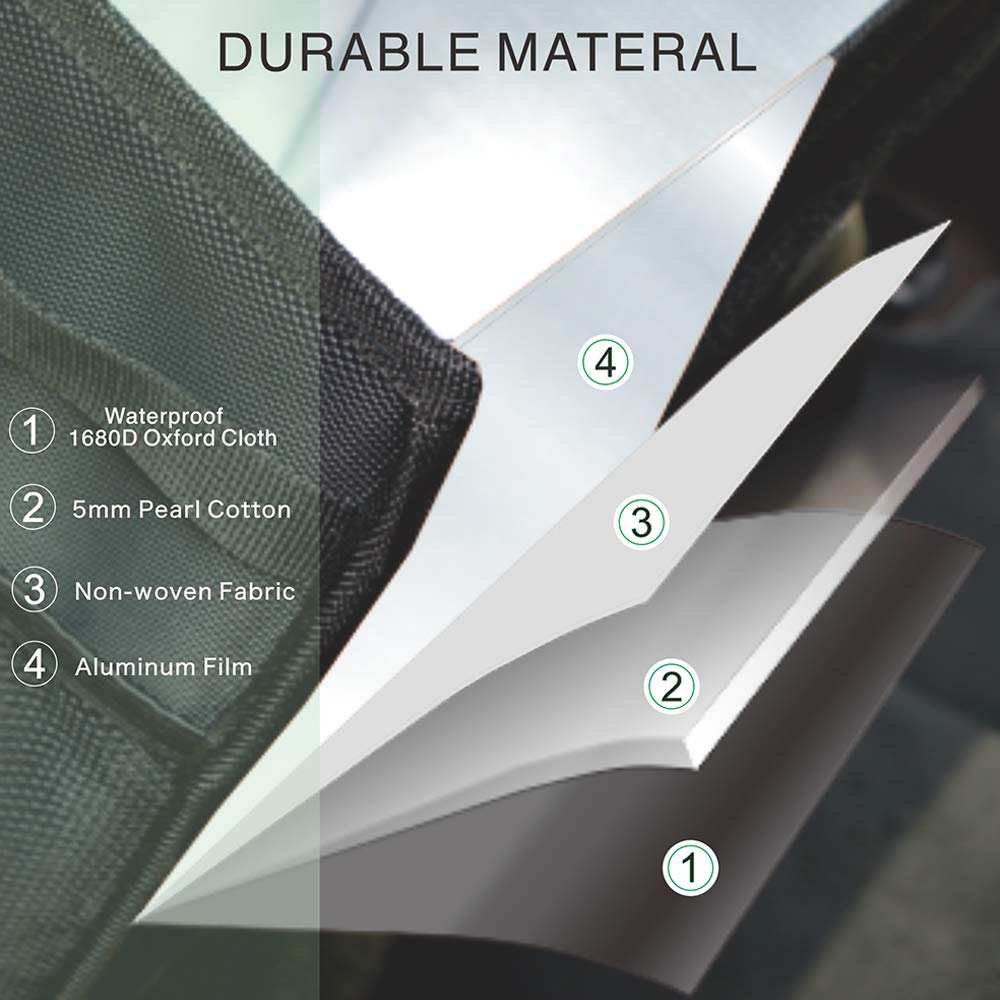 Car Garbage Can with Lid Multipurpose Trash Bin for Car Portable Car Trash Bag with Storage Pockets Hanging Car Trash Can100% Leak-Proof Car Organizer (Black)