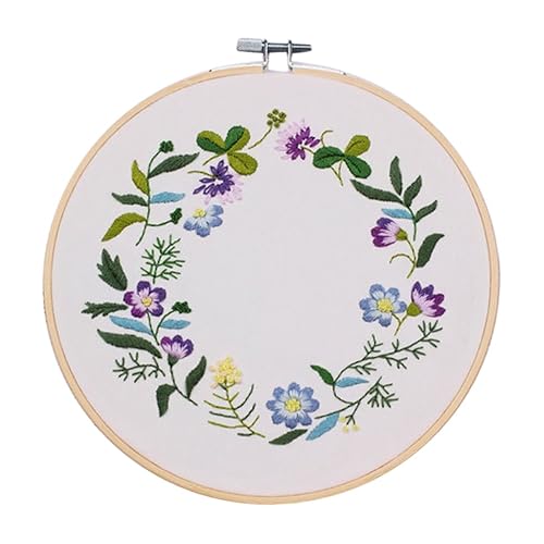 Embroidery Sampler Kit, Modern Hand Embroidery For Beginners, Rainbow