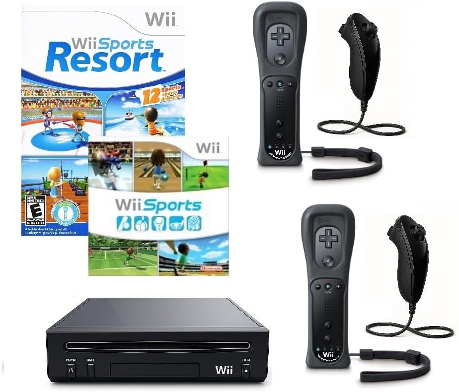 Amazon.com: Wii Hardware Bundle - Black : Video Games