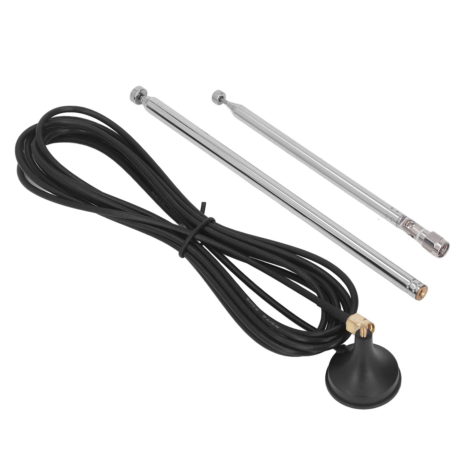 Receiver Supporting Antenna, 0.1MHz - 1.7GHz TCXO SDR Receiver Antenna, for Drone Monitor, General Radio, Air Traffic Control, Trunked Radio