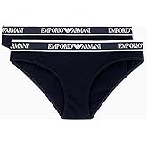 Emporio Armani Women's Iconic Logo Band 2 Pack Brief