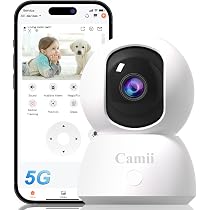 Amazon.com : Indoor Camera, 2K Pet Cameras for Home Security Dual ...