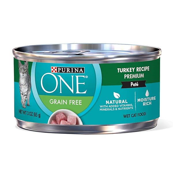 PURINA ONE SMART BLEND CAT TENDER TURKEY FOOD, 24 BY 3 OZ.