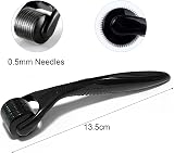 LacyMC Beard Roller 0.5mm Titanium Needles for Hair Growth Stimulation 540 view 2