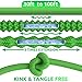 Nifty Grower 100ft Garden Hose - New Expandable Water Hose with Double Latex Core 3/4