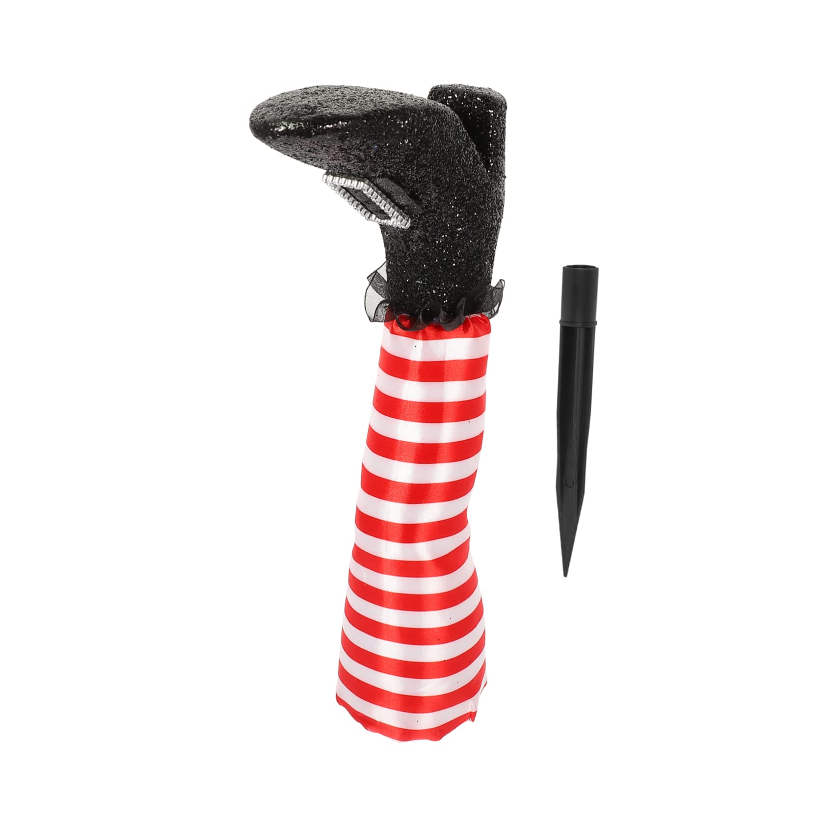 OFFSCH 1set Halloween Witch Legs Wizard Witch Leg Spooky Lawn Signs Halloween Party Decoration Crashed Witch Props Halloween Cosplay Costume Garden Witch Sculptures The Witch Cake Plastic