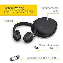 Jabra Evolve2 65 Headset MS Stereo Black