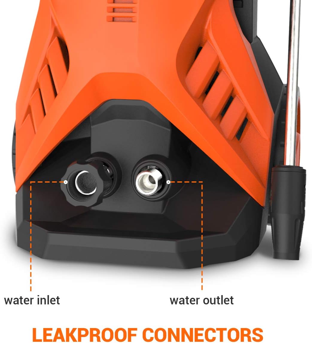 PAXCESS Electric Power Washer 2800 PSI 1.76 GPM X-P3.1 Pressure Washer with 26ft Hose, Adjustable Nozzle, Build-in Detergent Tank, Metal Connector for Cleaning Car/Driveway/Patio Furniture : Garden & Outdoor