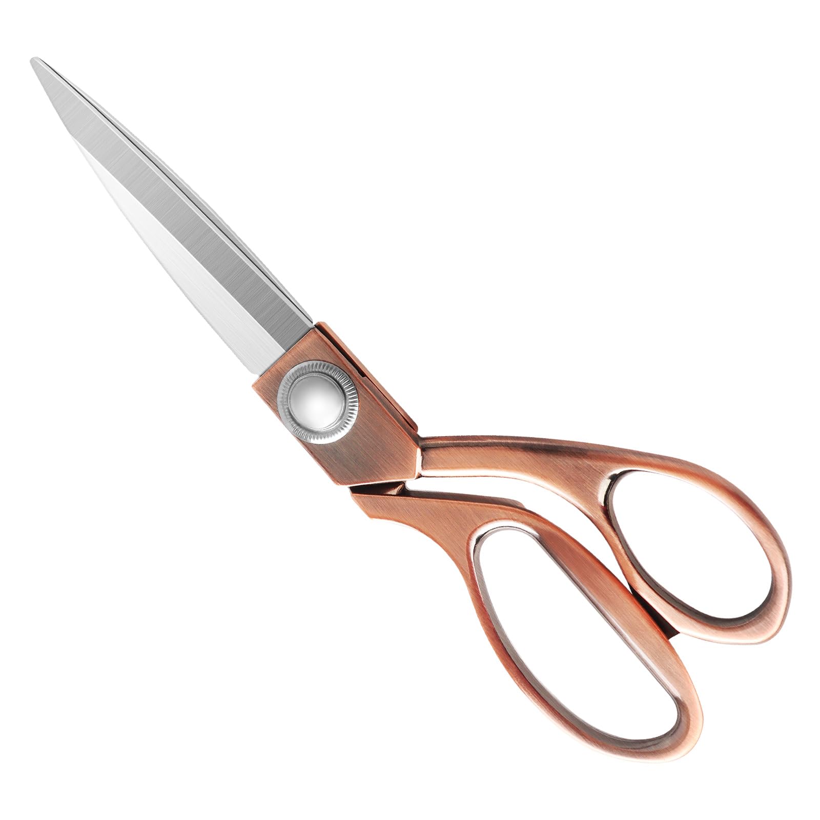 KUONIIY Heavy Duty Sewing Scissors 8 inch - Professional Stainless Steel Copper Tailor Scissor Shears for Fabric Leather Dressmaking Tailoring Artists Students Dressmakers — image 1