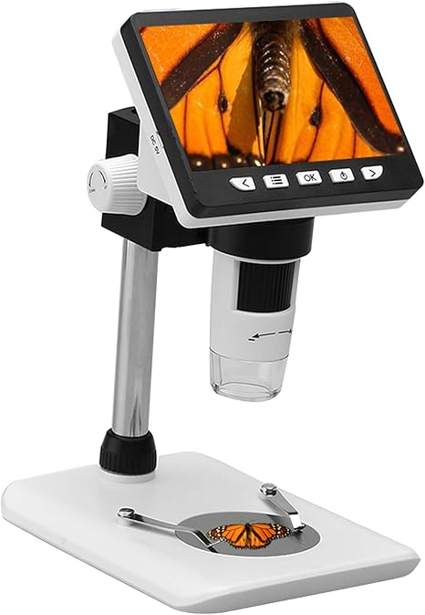 LCD Digital Microscope 4.3 inch 50X-1000X Magnification Zoom 1080P