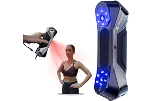 Creality CR-Scan Raptor 3D Scanner for 3D Printing Handheld Scanner with 0.02mm Accuracy Industrial Blue Light,Anti-Shake Tracking Up to 60FPS Scanning Speed for 5-2000mm Objects for Windows Mac