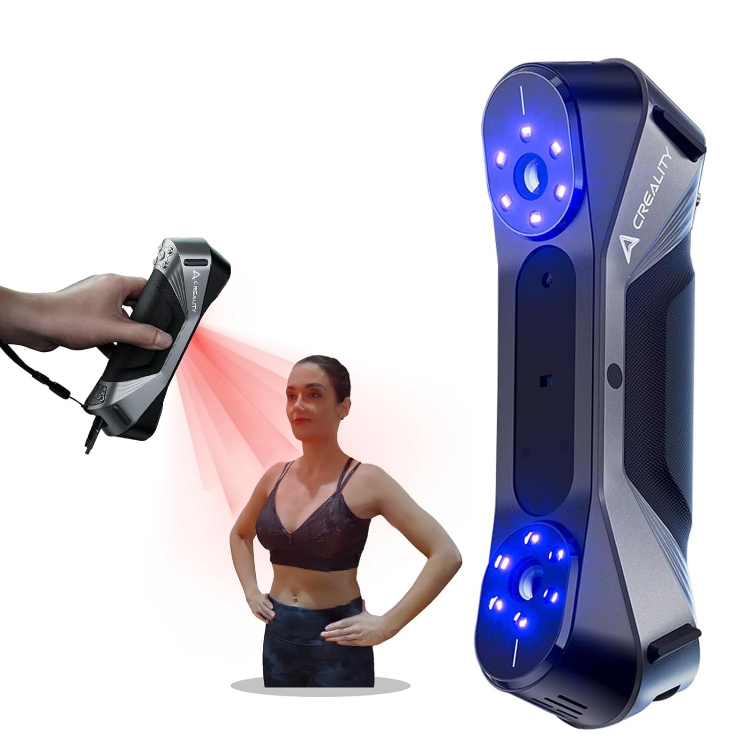 Photo 1 of Creality CR-Scan Raptor 3D Scanner for 3D Printing Handheld Scanner with 0.02mm Accuracy Industrial Blue Light,Anti-Shake Tracking Up to 60FPS Scanning Speed for 5-2000mm Objects for Windows Mac