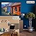 Echo Dot Wall Mount Case Holder Stand for Alexa Dot 2nd Generation TOOVREN Space-Saving Hanger for Smart Home Speaker without Mess Wires or Screws - Short Charging Cable Included (black)
