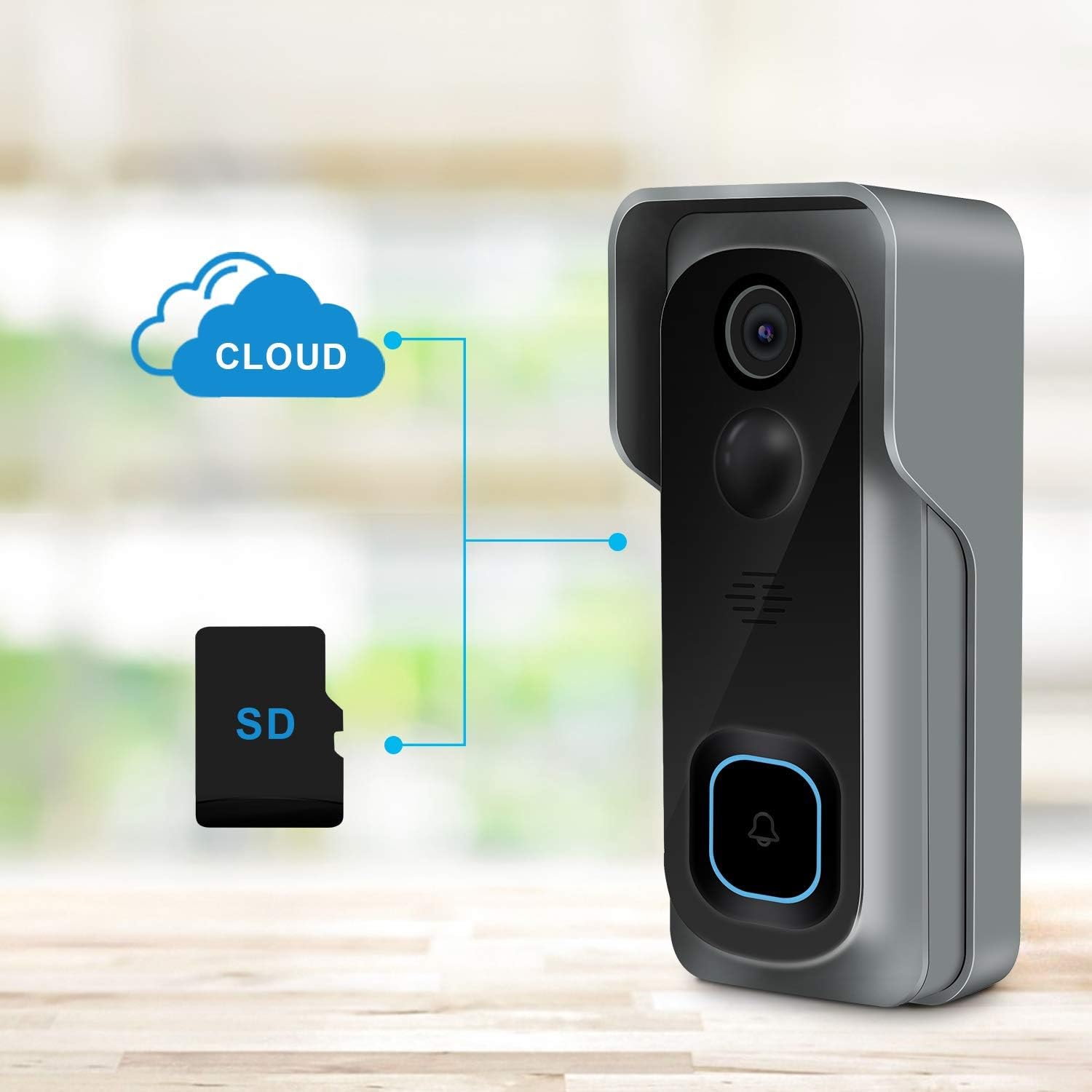 Super Saturday Smart Video Doorbell 1080P HD Doorbell Camera IP65