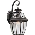 Sea Gull Lighting 2252787 Lancaster One Light Outdoor Wall Lantern, Black