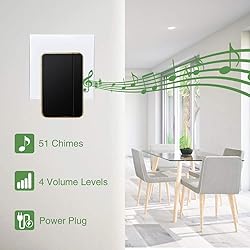 【No Battery Required】Wireless Doorbell