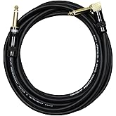 Audio2000's C28012 12ft 1/4" Ts Right Angle to 1/4" Ts Cable
