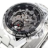 BEST SELLING Russian Noble Sports Men's Automatic Mechanical Watch Metal Skeleton + BOX