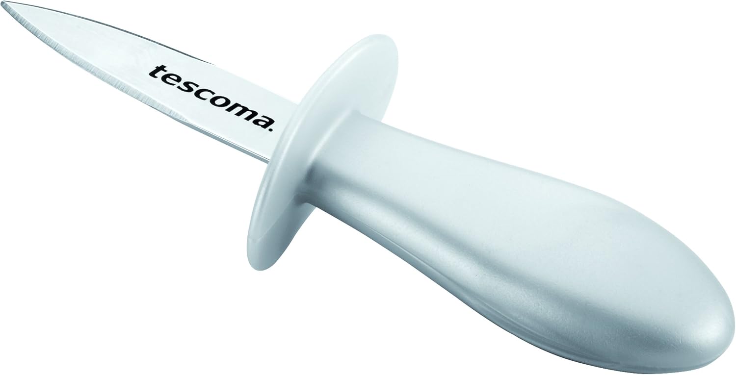 Tescoma Presto Seafood Messer, Edelstahl, rostfrei, Perlweiß, 23 x 10 x 3.6 cm