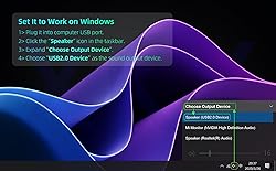 Computer Speakers for Desktop PC Laptop, Wired, USB