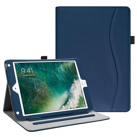 Fintie Hülle für iPad 9.7 Zoll 2018 2017 / iPad Air 2 / iPad Air - [Eckenschutz] Multi-Winkel Betrachtung Folio Stand Schutzh