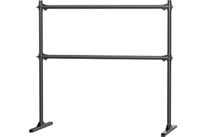 Zlinke 4FT Height Adjustable Ballet Barre, Freestanding Ballet Bar, Heavy Duty Dance Bar Support, Sturdy Construction, Anti-Slip for Kids Adult, Home and Gym Use