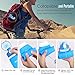 MoKo Collapsible Water Bottle, 750ml Unbreakable Foldable Leak Proof Silicone Sports Bottle, Medical Grade Silicone, BPA Free, FDA Approved, BLUE