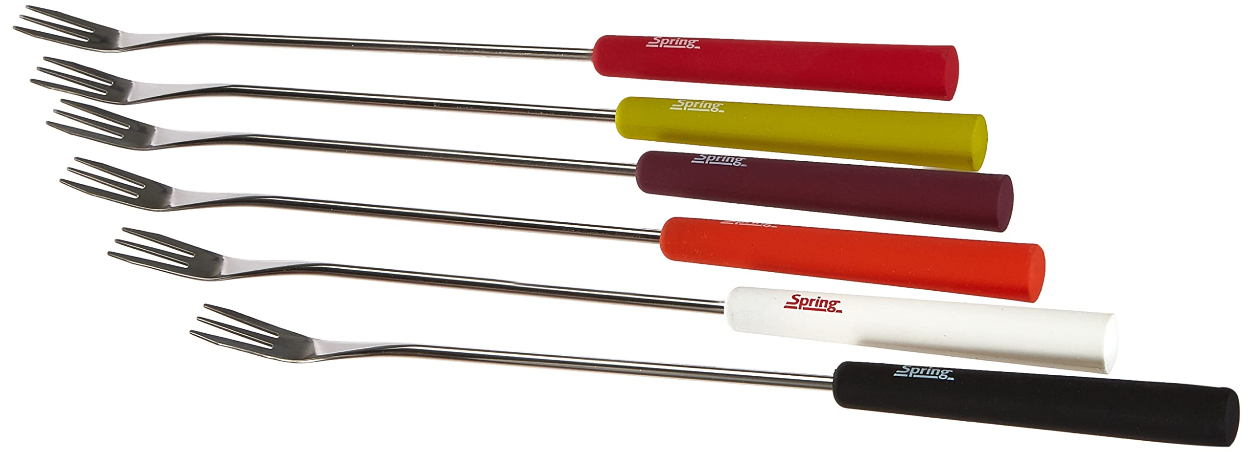 Spring Basic 2890260606 Cheese Fondue Forks Set of 6 Multi-Coloured