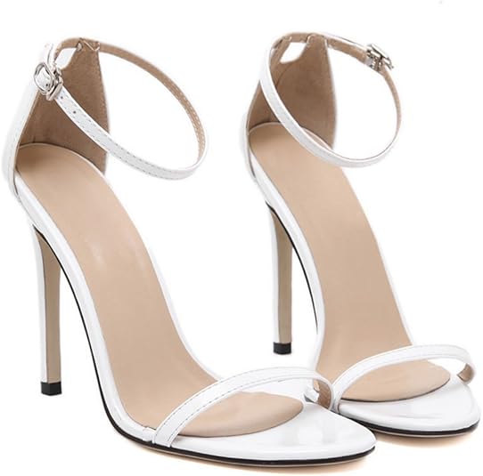 Amazon.com | LZWSMGS Women's Shoes Suede Shoes Buckle Sandals Lace High Heel Sandals Simple 