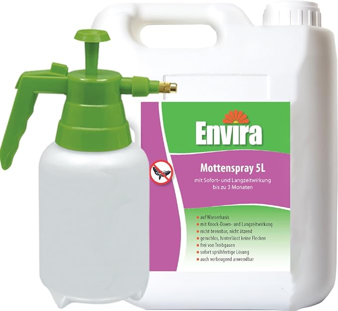 Anti-Motten-Spray ENVIRA 5Ltr+2Ltr Drucksprüher