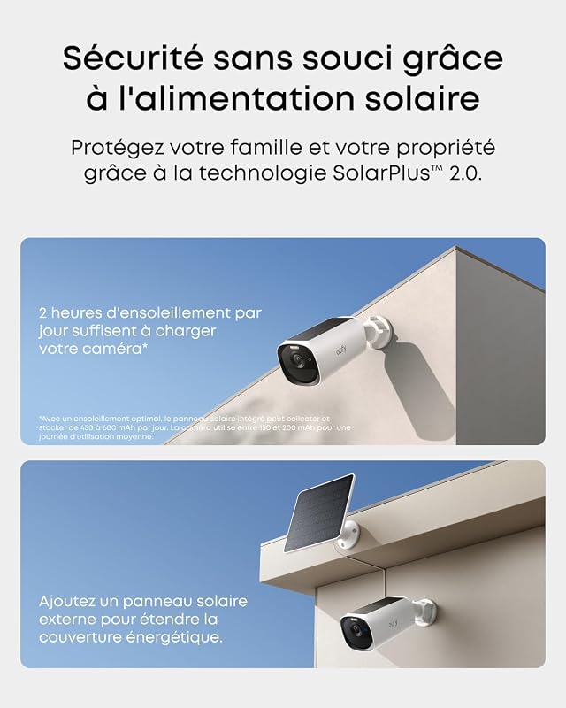 eufyCam E40 2K Caméra Surveillance WiFi extérieur sans Fil