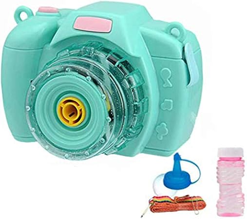Amazon カメラ型シャボン玉 バブルマシーン シャボン玉 電動 バブルガン しゃぼん玉 子供 おもちゃ お風呂 プール 外遊び 水遊び 子供バブル シャボン玉 自動 子供用カメラ ブルー シャボン玉セット おもちゃ