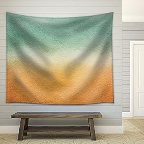 Watercolor Paper Texture for Artwork - Fabric Wall Tapestry Home Decor - 51x60 inches