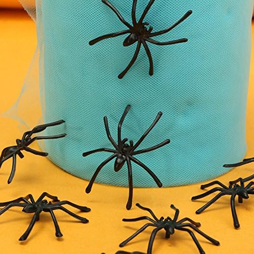 20pcs Halloween Spider Prop Insects Joking Toys Party Decor Bugs Decor by Edgez