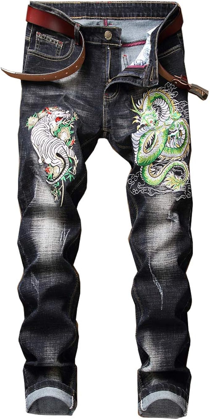 amazon embroidered jeans