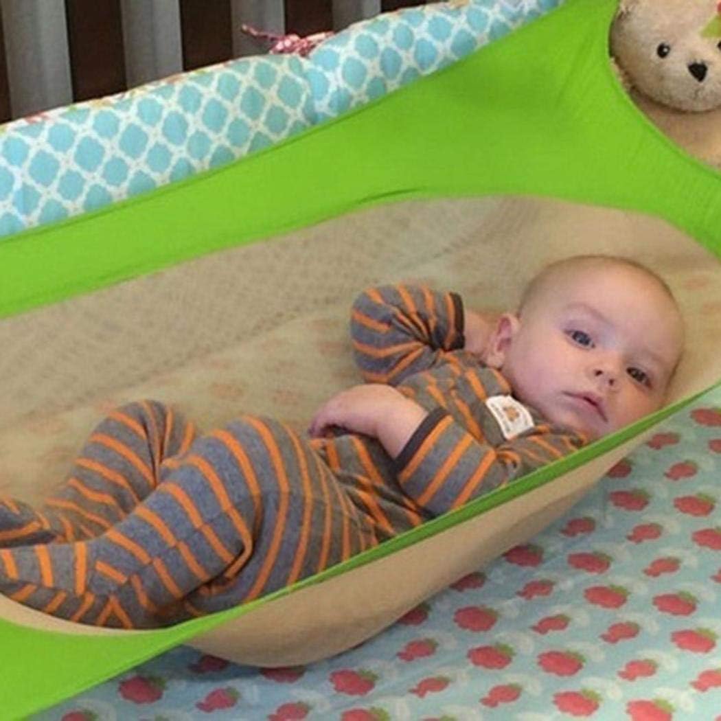 gonikm Newborn Baby Hammock Removable Sleep Bed Portable Folding Baby Supplies Play & Swing Sets
