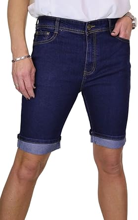 ladies denim bermuda shorts uk