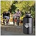 WaterVault Growler - Insulated Stainless Steel Beer & Water Bottle, Double Wall Sport Vacuum Insulated Flask with Finger Loop Carry Handle, Wide Mouth, 64 oz. Matte Black