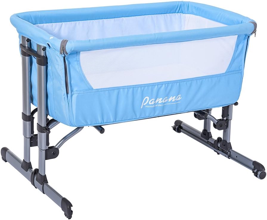 blue next to me crib