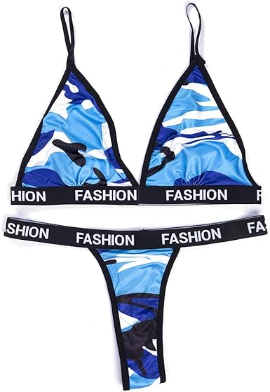 camouflage push up bikini