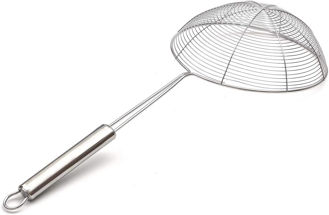 TBWHL Spider Strainer Skimmer Ladle,304 Stainless Steel，7.1 Inch