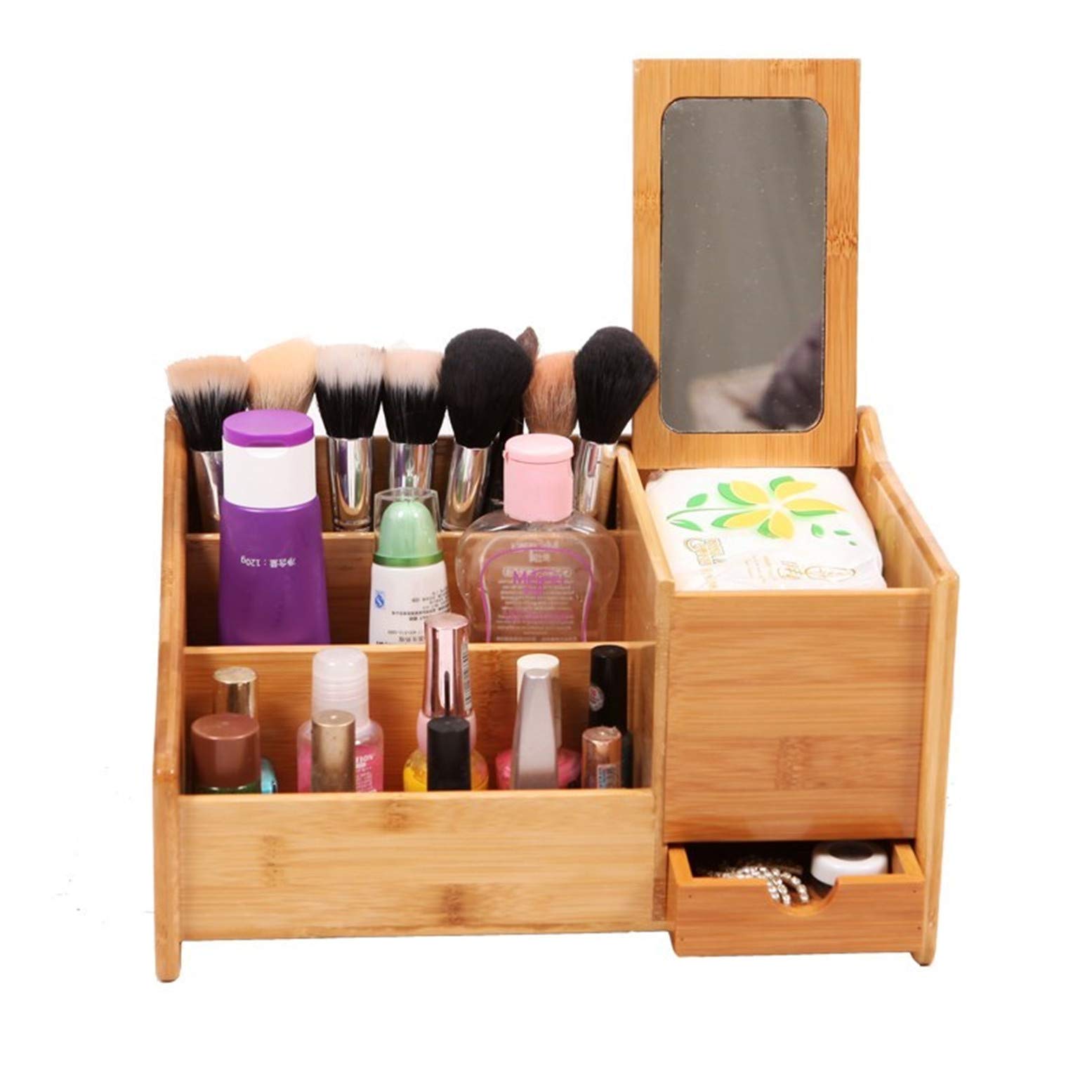 Chseea Wood Desk Tidy Organiser With Dra Buy Online In Belize At Desertcart