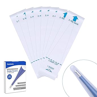 100 Pcs Disposable Probe Covers for 