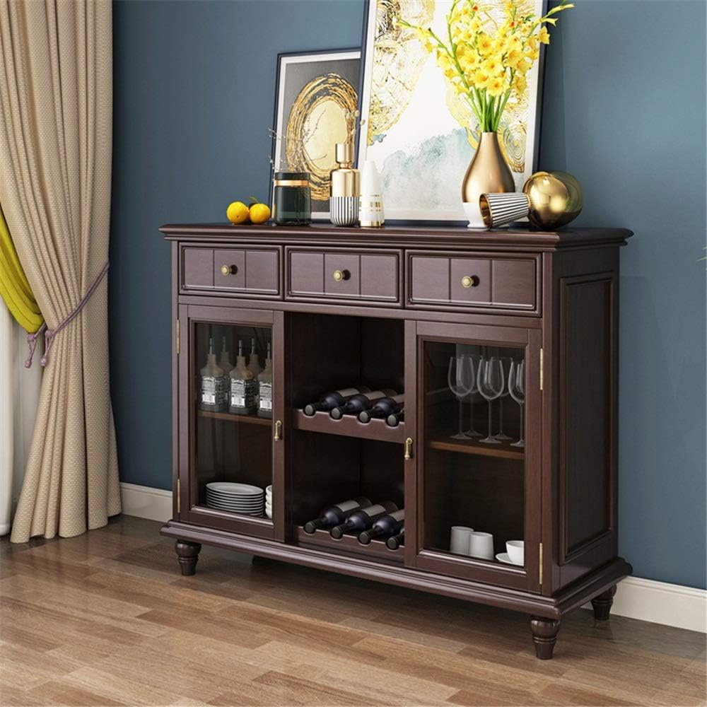 ZzheHou Aparadores Buffet Servidor De Consola Aparador De Madera Mesa