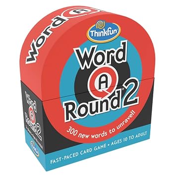 Think Fun Word A Round 2 Game - Card For Age 10 And Up Where You Race To Unravel The