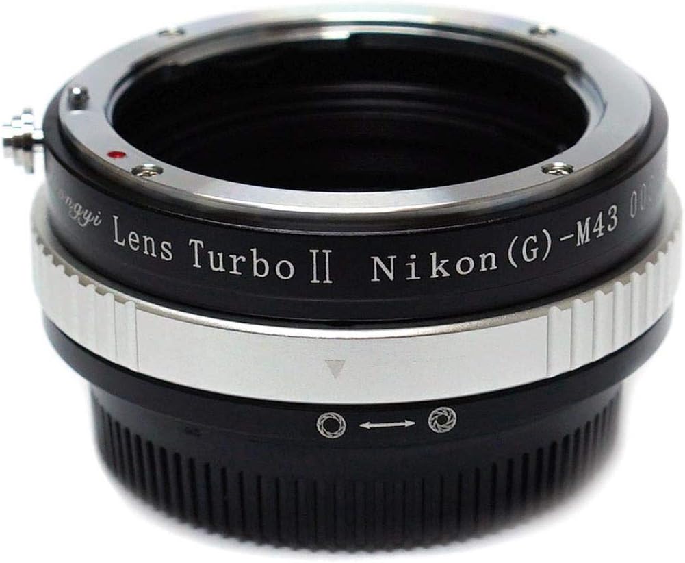 ZHONG YI OPTICS Mitakon Zhongyi Lens Turbo Adapter for Nikon G - M43 - Micro Four Thirds Camera, Version II (M43 / MFT)