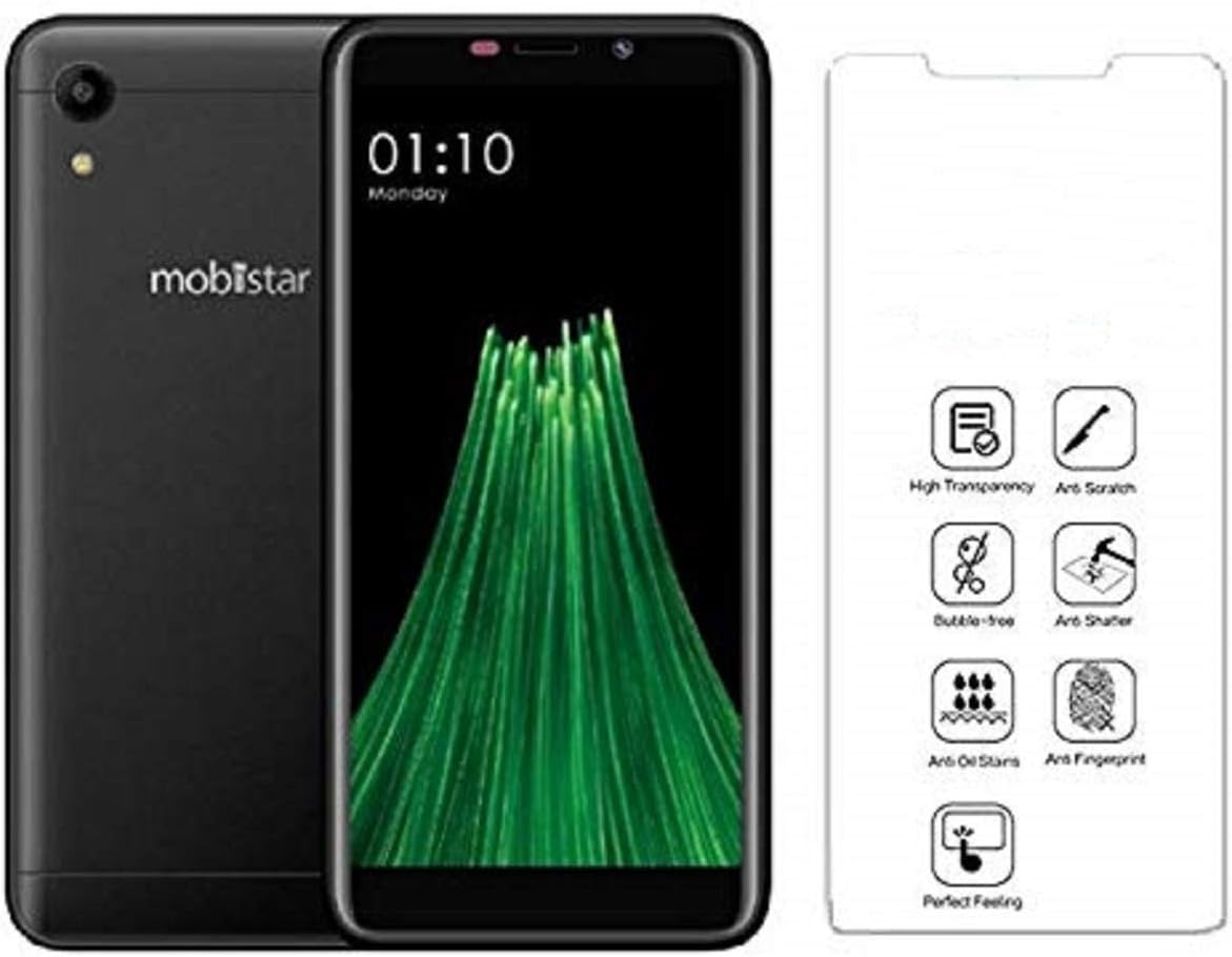 Coverito Premium Tempered Glass for Mobistar C1 Shine Screen Guard 0.3-0.4 MM Glass